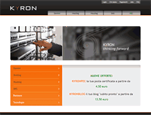 Tablet Screenshot of kyron.it